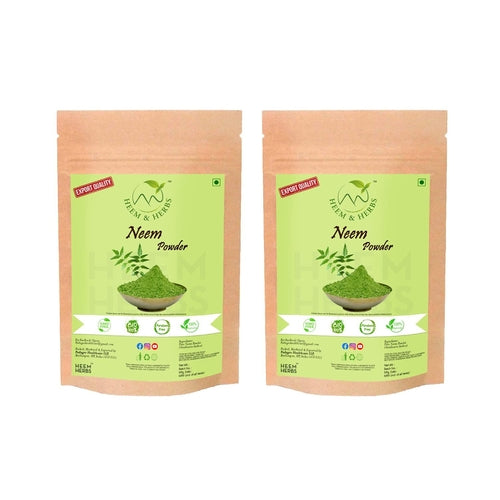 100% Natural Powders (100 GM) (Neem, Pack of 2)
